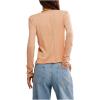 Free People Womens Nova Tee Long Sleeve(Peached Copper)
