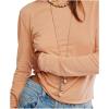 Free People Womens Nova Tee Long Sleeve(Peached Copper)