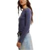 Free People Womens Nova Tee Long Sleeve(Peacoat)