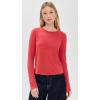 Free People Womens Nova Tee Long Sleeve(Rococco Red)