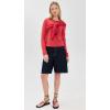 Free People Womens Nova Tee Long Sleeve(Rococco Red)