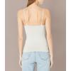 Free People Women’s Seamless V-Neck Cami(Swiss Coffee)