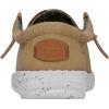 HEYDUDE Wally Toddler Washed Canvas | Boy’s Loafers | Boy’s Slip On Shoes | Comfortable & Light Weight(Walnut)