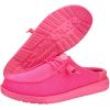 HEYDUDE Women’s Wendy Slip Mule | Lightweight Women’s Slip-On Shoes | Comfortable & Casual Everyday Footwear(Electric Pink)