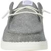 HEYDUDE Women’s Wendy Slip Mule | Lightweight Women’s Slip-On Shoes | Comfortable & Casual Everyday Footwear(Metallic Sparkle/Charcoal)