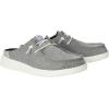 HEYDUDE Women’s Wendy Slip Mule | Lightweight Women’s Slip-On Shoes | Comfortable & Casual Everyday Footwear(Metallic Sparkle/Charcoal)