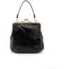 HOBO Alba Leather Crossbody Bag for Women with Vintage Design(Black)