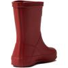 HUNTER Unisex-Child Original First Classic Rain Boot (Toddler/Little Kid)(Military Red)
