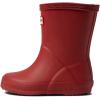 HUNTER Unisex-Child Original First Classic Rain Boot (Toddler/Little Kid)(Military Red)