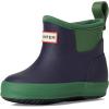 Hunter Unisex-Child Finley (Toddler/Little Kid) Rain Boot(Dark Blue/Dark Green)