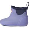 Hunter Unisex-Child Finley(Toddler/Little Kid) Rain Boot(Medium Purple/Dark Blue)