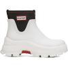 Hunter Women’s Eloise Rain Boot(Ivory/Black)