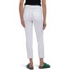 KUT from the Kloth Women’s Amy Crop Straight Leg Roll Up Fray Princess Seam(Optic White)