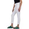 KUT from the Kloth Women’s Amy Crop Straight Leg Roll Up Fray Princess Seam(Optic White)