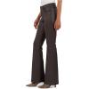 KUT from the Kloth Women’s Ana High-Rise Fab Ab Flare-Baby Dn All Over(Chocolate)