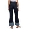 KUT from the Kloth Women’s Charlotte High Rise Fab Ab Wide Leg-roll Up(Distinguished With Euro Base Wash)