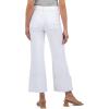 KUT from the Kloth Women’s Charlotte High Rise Fab Ab Wide Leg-roll Up(Optic White)