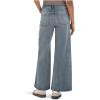 KUT from the Kloth Women’s Ryan High Rise Fab Ab Super Wide Leg Raw Hem(Believe)
