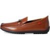 Marc Joseph New York Men’s Casual Hands Free Slip on Buckle Loafers(Cognac Leather)