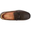 Marc Joseph New York Men’s Casual Hands Free Slip on Buckle Loafers(Mocha Grainy Leather)