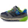 Merrell Unisex-Child Bare Steps A83 Sneaker(Navy/Green)