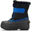 SOREL – Youth Snow Commander Snow Boots for Kids(Black Black Super Blue)