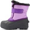 SOREL – Youth Snow Commander Snow Boots for Kids(Gumdrop/Purple Violet)