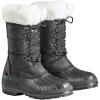 Baffin Women’s MAPLE LEAF Tall Waterproof Insulated Lightweight Leather Lace-Up Arctic-Rated Cold Weather Winter Snow Boots(Black)