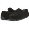 Floafers Unisex-Child Prodigy Driver Faux Suede (Toddler/Little Big Kid) Loafer(Black Vegan Suede)