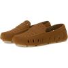 Floafers Unisex-Child Prodigy Driver Faux Suede (Toddler/Little Big Kid) Loafer(Dark Mocha/Tan 1)