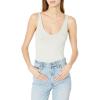 Free People Women’s Seamless V-Neck Cami(Swiss Coffee)