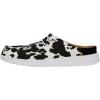 White/Black Cow Print