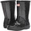 HUNTER Unisex-Child Original First Classic Giant Glitter Rain Boot(Black Multi)