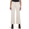 KUT from the Kloth Women’s Meg High Rise Fab Ab Wide Legs Roll Up Regular Hem(Candle)