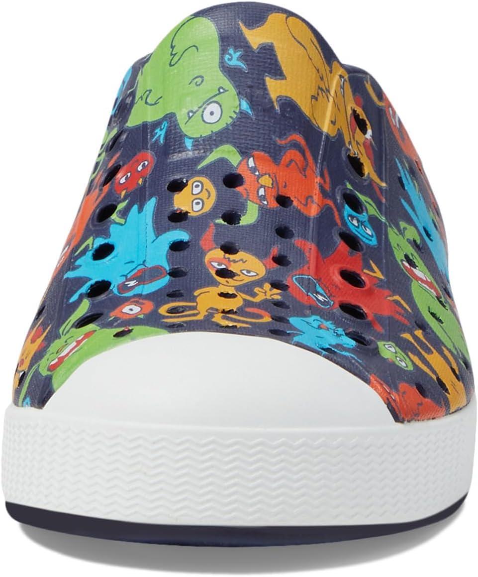 imageNative Shoes Kids Unisex Jefferson Sugarlite Print Little KidRegatta BlueShell WhiteResting Laflame Critters