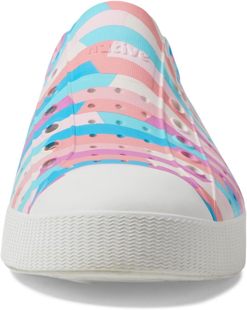 imageNative Shoes Unisex Jefferson Sugarlite PrintShell WhiteShell WhitePastel Multi Stripe 2