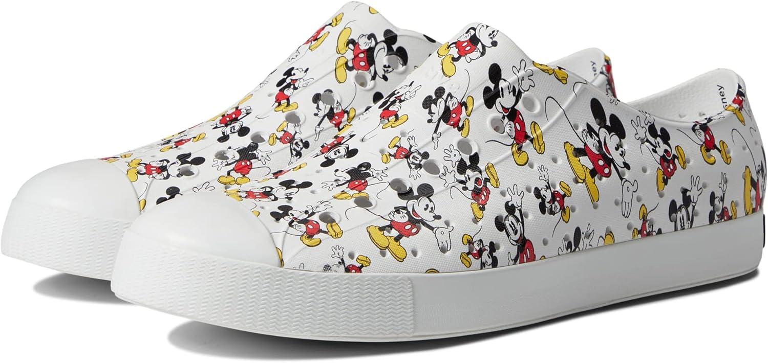 imageNative Shoes UnisexAdult Jefferson Lightweight Fashion SneakerShell WhiteShell WhiteMickey All Over Print