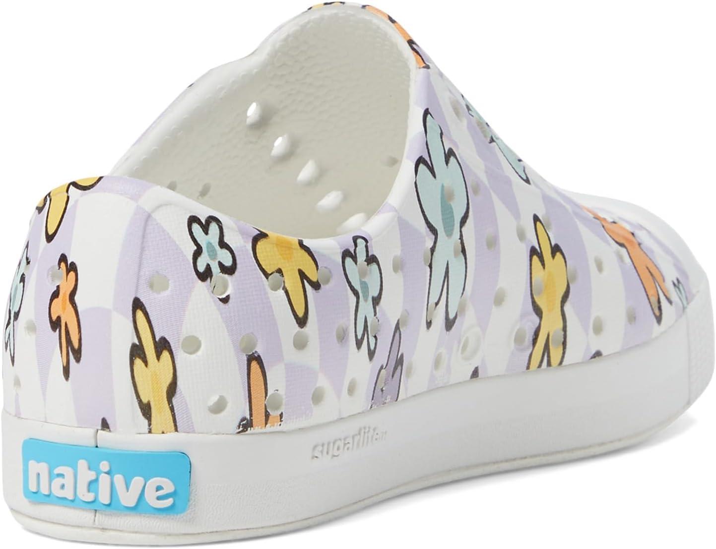 imageNative Shoes UnisexChild Jefferson Print Junior SneakerShell WhiteShell WhiteDaisy Grid