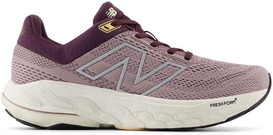imageNew Balance Womens Fresh Foam X 860 V14Ice WinePlum BrownSilver Metallic