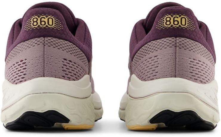 imageNew Balance Womens Fresh Foam X 860 V14Ice WinePlum BrownSilver Metallic