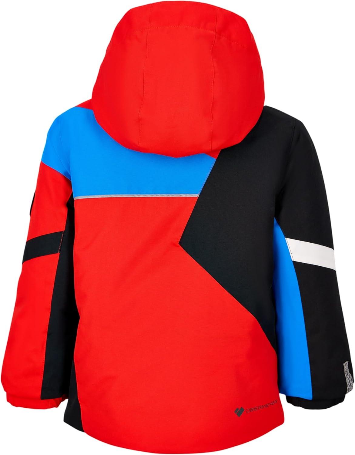 imageObermeyer Boys Orb Ski Jacket Insulated and Waterproof with Kids IGrow SystemRed