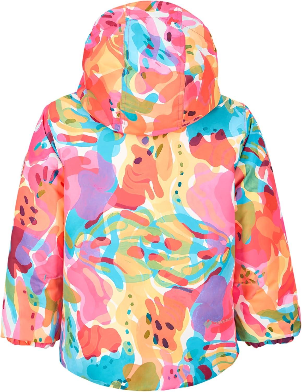 imageObermeyer Girls Ashor Jacket ToddlerLittle Big KidPink Passion Palette