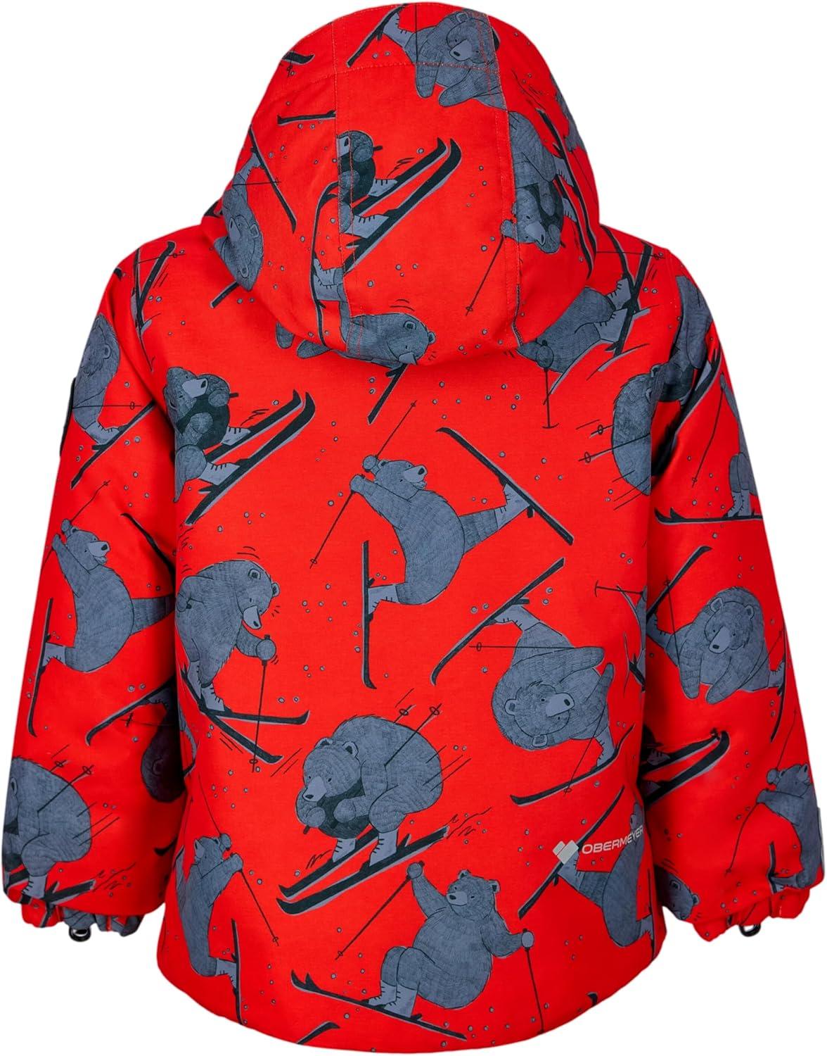 imageObermeyer Girls Ashor Jacket ToddlerLittle Big KidRed Daffy Dayz