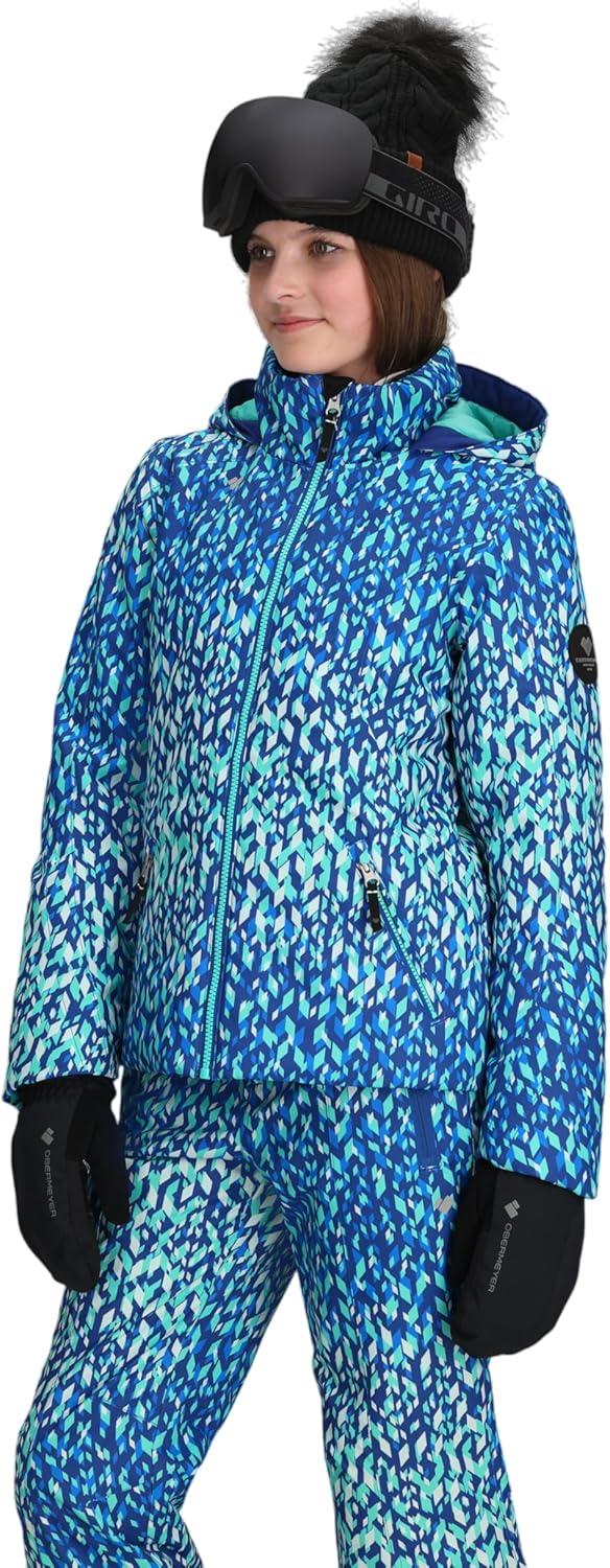 imageObermeyer Rylee Print Jacket Teen GirlsBlue Atmospheric Art
