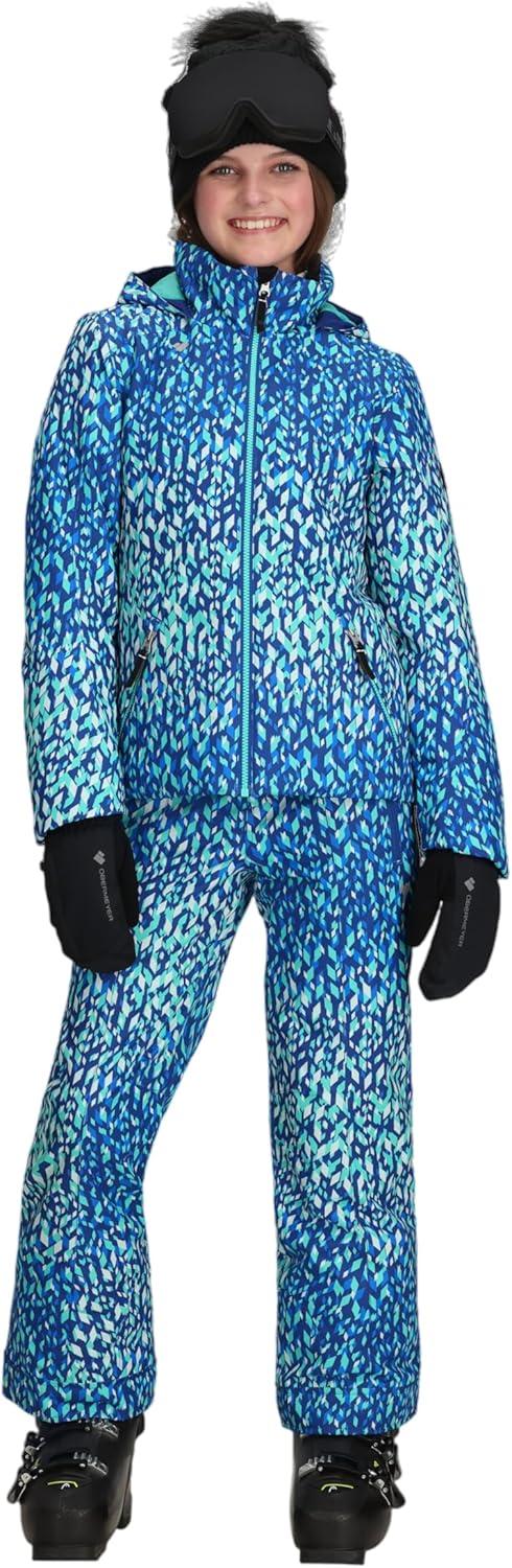 imageObermeyer Rylee Print Jacket Teen GirlsBlue Atmospheric Art