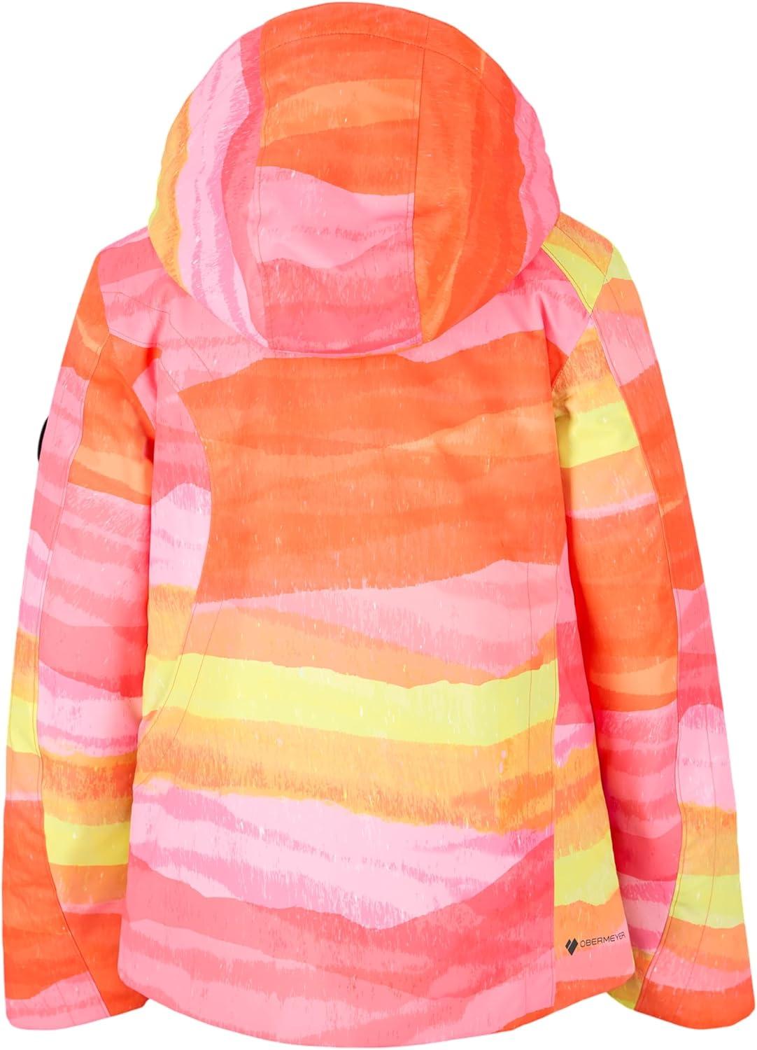 imageObermeyer Rylee Print Jacket Teen GirlsPink Mountain Sunrise