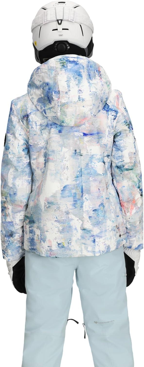 imageObermeyer Rylee Print Jacket Teen GirlsWhite Blue Tree Love