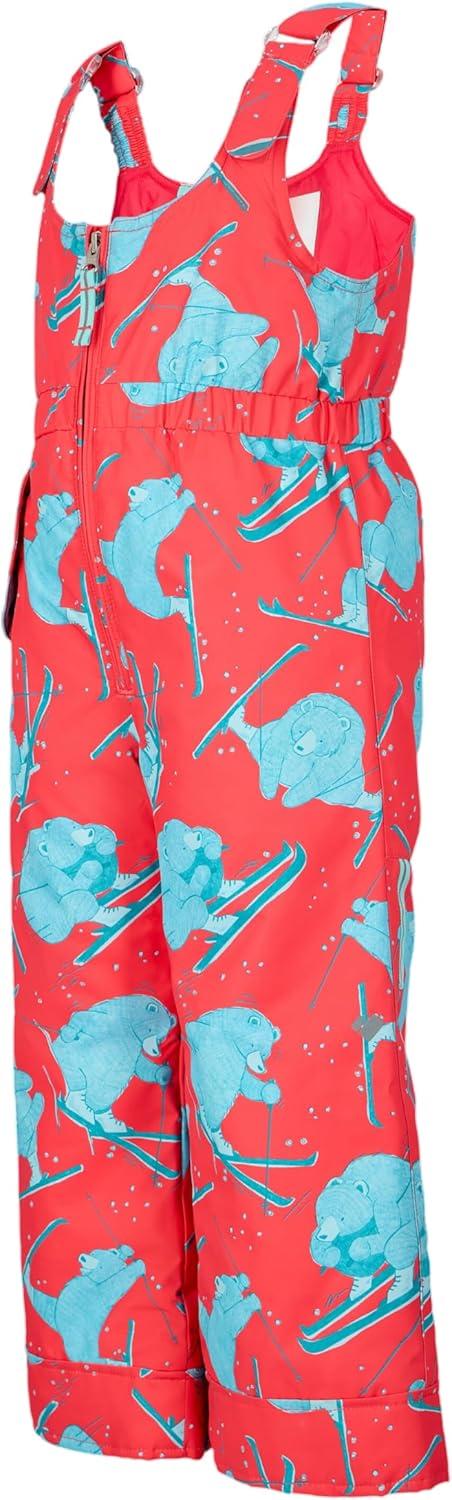 imageObermeyer Snoverall Print Bib Pants Kids GirlsPink Daffy Dayz