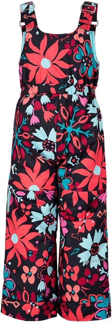 imageObermeyer Snoverall Print Bib Pants Kids GirlsPink Mary Garden