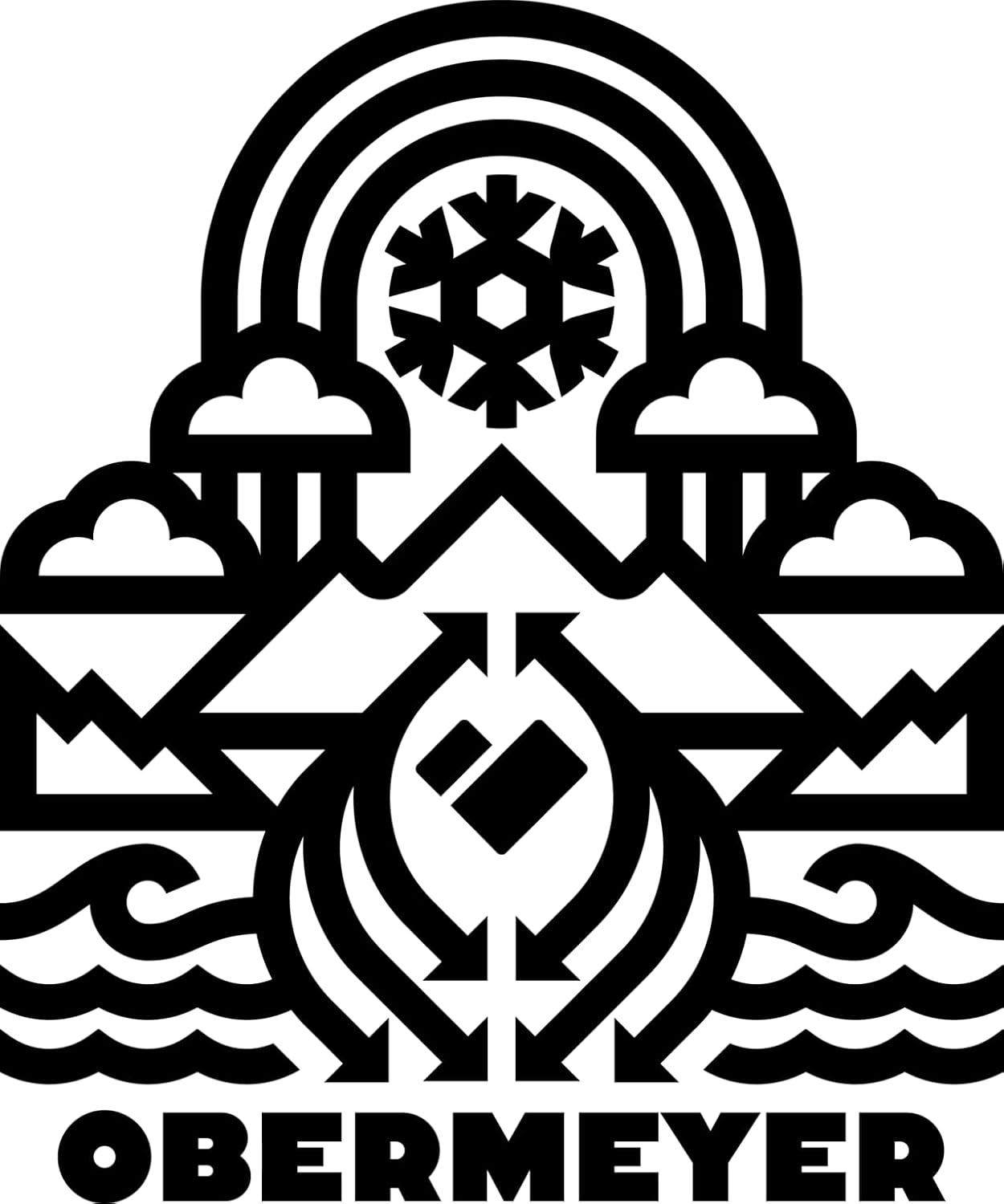 imageObermeyer Snoverall Print Bib Pants Kids GirlsPink Mary Garden